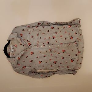 Striped and Floral Shirt